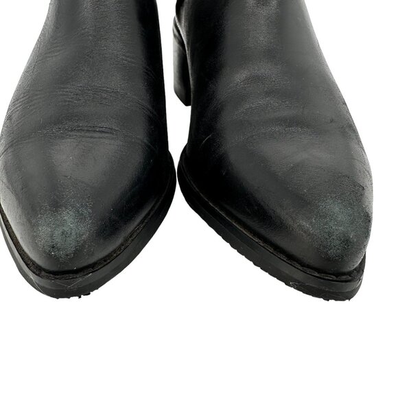 Blondo Waterproof Black Square Toe Heeled Ankle Boots Women's 10 M - Picture 2 of 16